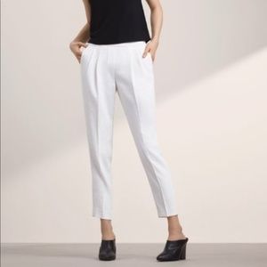 Aritzia Babaton Cohen Pants White Crepe sz 4